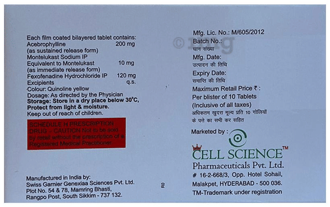 Celsimont-FA Tablet SR image