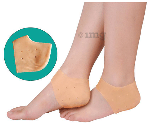 Healthgenie Silicone Gel Heel Pad Socks Aloevera Fragrance Buy