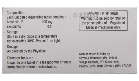 Herpikind 400 Tablet DT image Herpikind 400 Tablet DT image