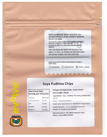 Evolve Soya Pudhina Chips image Evolve Soya Pudhina Chips image