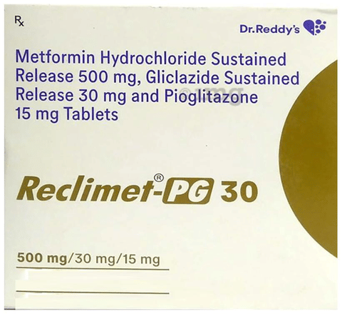Reclimet-PG 30 Tablet SR image Reclimet-PG 30 Tablet SR image