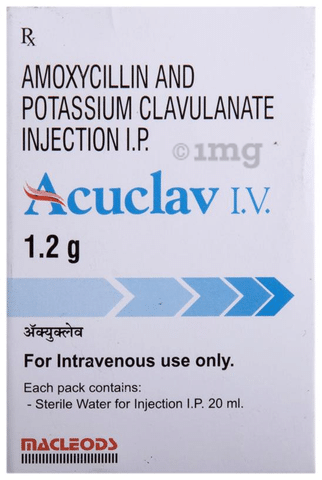 Acuclav IV 1.2gm Injection