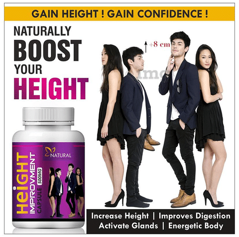 Natural Height Growth 500mg Capsule