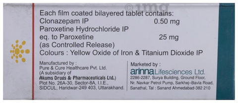 Patroxta Plus 25 Tablet CR