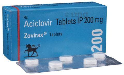 Zovirax 200 Tablet image