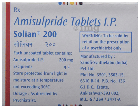 SoliAN 200mg Tablet image