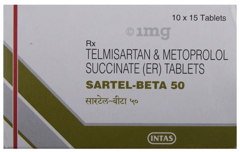 Sartel-Beta 50 Tablet ER image