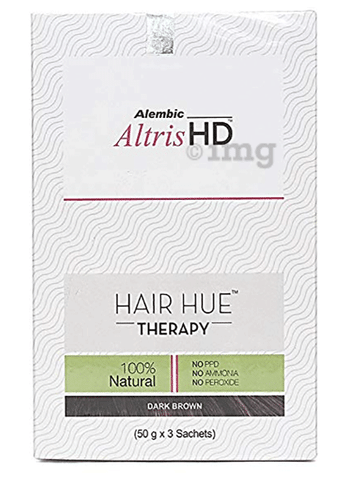 Altris HD Hair Hue Therapy Dark Brown: Buy packet of 3 Sachets at best  price in India | 1mg