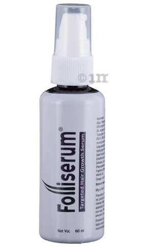 Folliserum Hair Growth Serum: Buy pump bottle of 60 ml Serum at best price  in India | 1mg