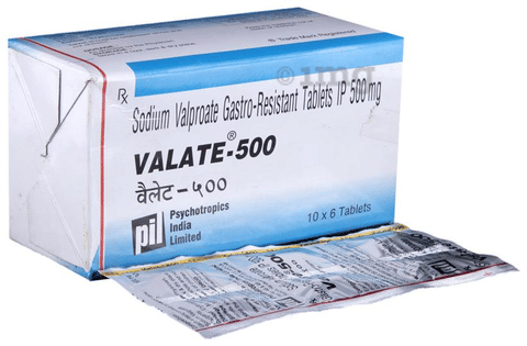 Valate 500 Tablet image Valate 500 Tablet image