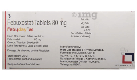 Febuday 80 Tablet image