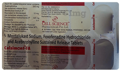 Celsimont-FA Tablet SR image