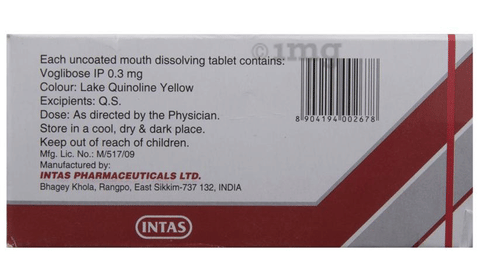 Voglitab MD 0.3 Tablet image Voglitab MD 0.3 Tablet image