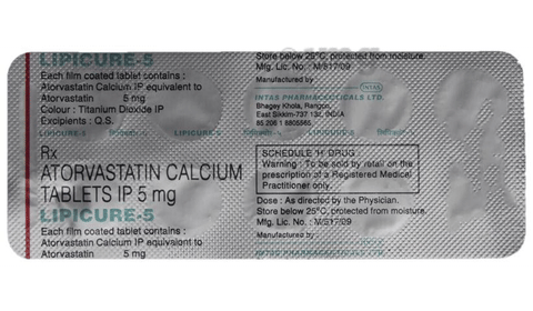 Lipicure 5 Tablet image