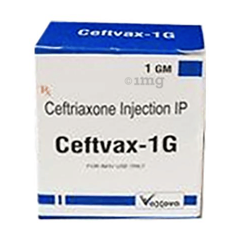 Ceftvax 1gm Injection image