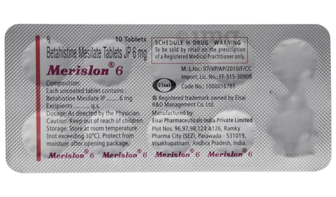 Merislon 6 Tablet image