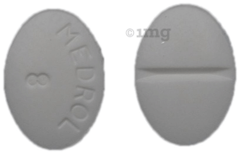 Medrol 8mg Tablet image