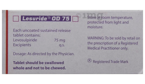 Lesuride OD 75 Tablet image