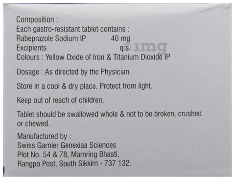 Rabifast 40 Tablet image