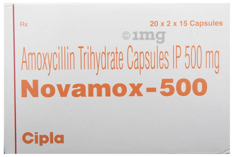 Novamox 500 Capsule image