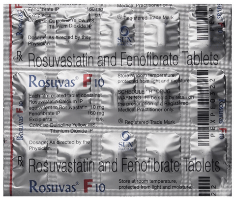 Rosuvas F 10 Tablet image