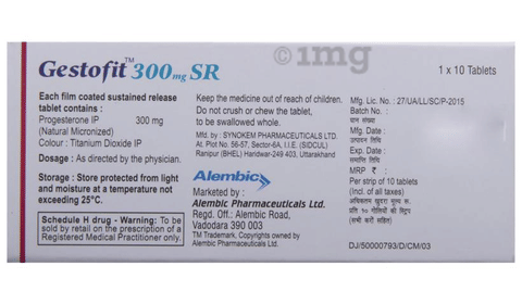 GestoFIT 300mg SR Tablet image