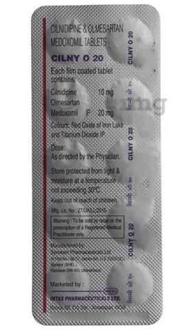 Cilny O 20 Tablet image Cilny O 20 Tablet image