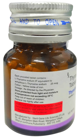 Thyrofit 25 Tablet image Thyrofit 25 Tablet image