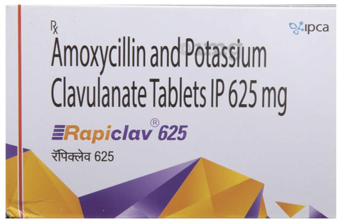 Rapiclav 625 Tablet image