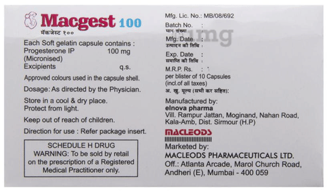 Macgest 100 Capsule image