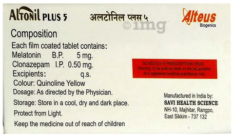 Altonil Plus 5 Tablet image Altonil Plus 5 Tablet image