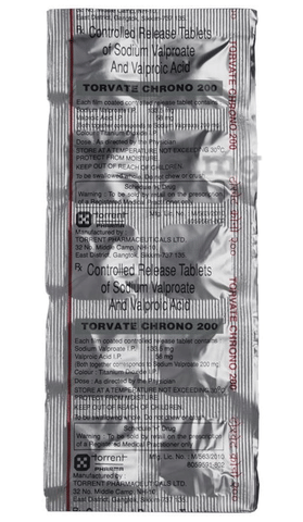 Torvate Chrono 200 Tablet CR image Torvate Chrono 200 Tablet CR image