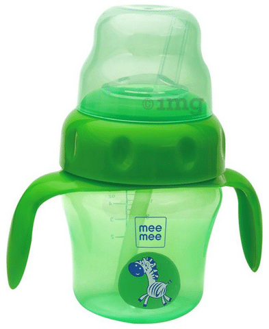Mee Mee 2 in 1 Spout and Straw Sipper Cup Green Buy packet of