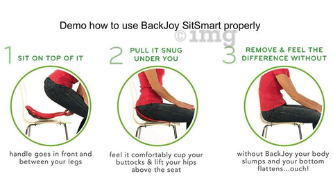 BackJoy - SitSmart Posture Plus Black