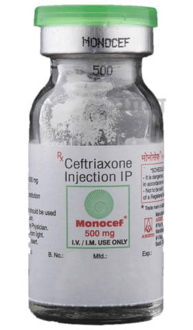 Monocef 500mg Injection image