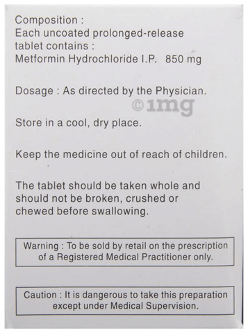 GlUCOnorm SR 850 Tablet image