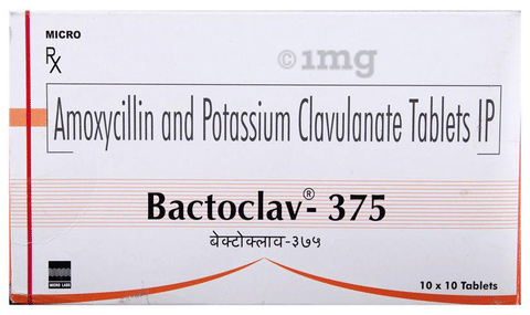 Bactoclav 375 Tablet image