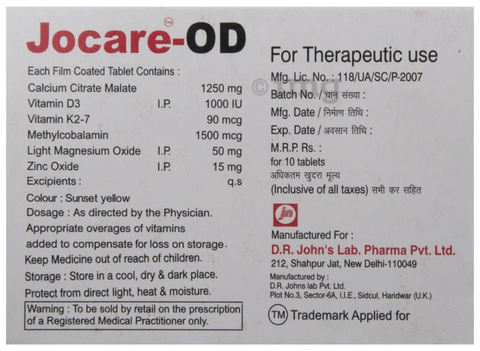 Jocare -OD Tablet image