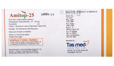 Amitop 25 Tablet image