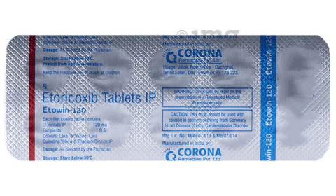 Etowin 120 Tablet image Etowin 120 Tablet image