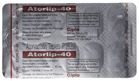Atorlip 40 Tablet image