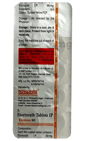 Etomus 90 Tablet image Etomus 90 Tablet image