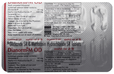 Dianorm-M OD Tablet SR image