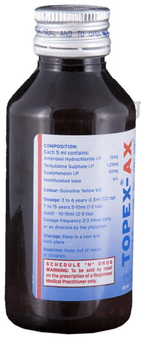 Topex-AX Expectorant Sugar Free