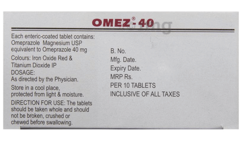 Omez 40 Tablet image
