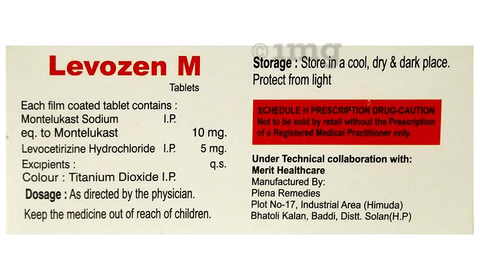 Levozen M Tablet image