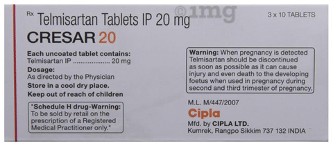 Cresar 20 Tablet