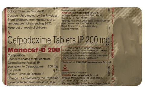 Monocef-O 200 Tablet image Monocef-O 200 Tablet image