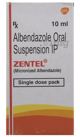 Zentel Oral Suspension image Zentel Oral Suspension image