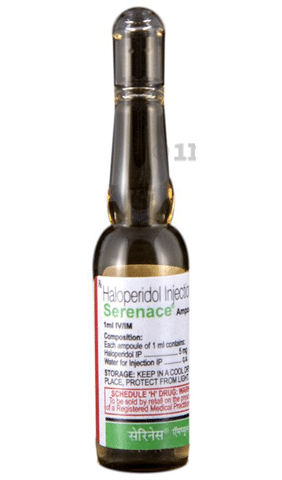 Serenace Injection 5 x 1 ml Price, Uses, Side Effects, Composition